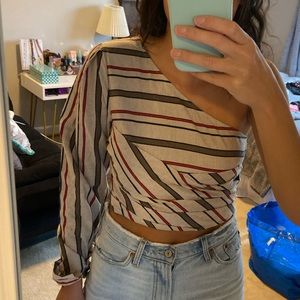 Boutique one shoulder top